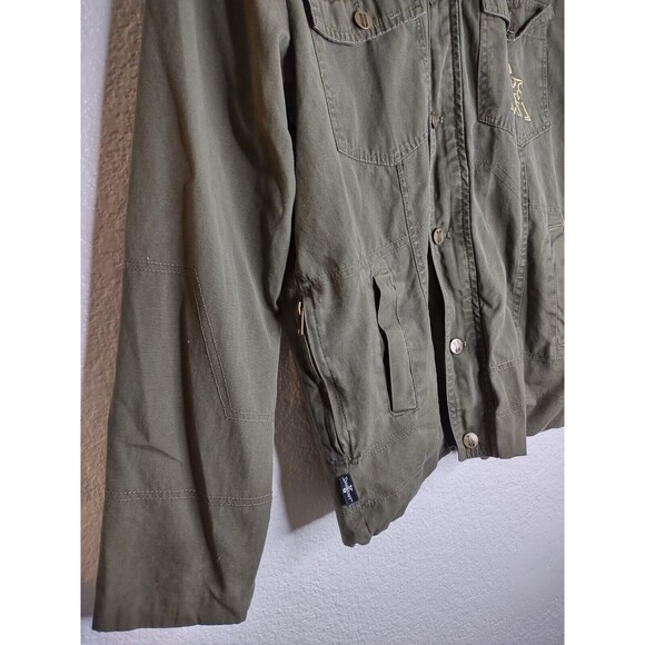 Starcraft 2 Terran War Machine Military Jacket Men's Small Green Jinx x Blizzard - Picture 7 of 14